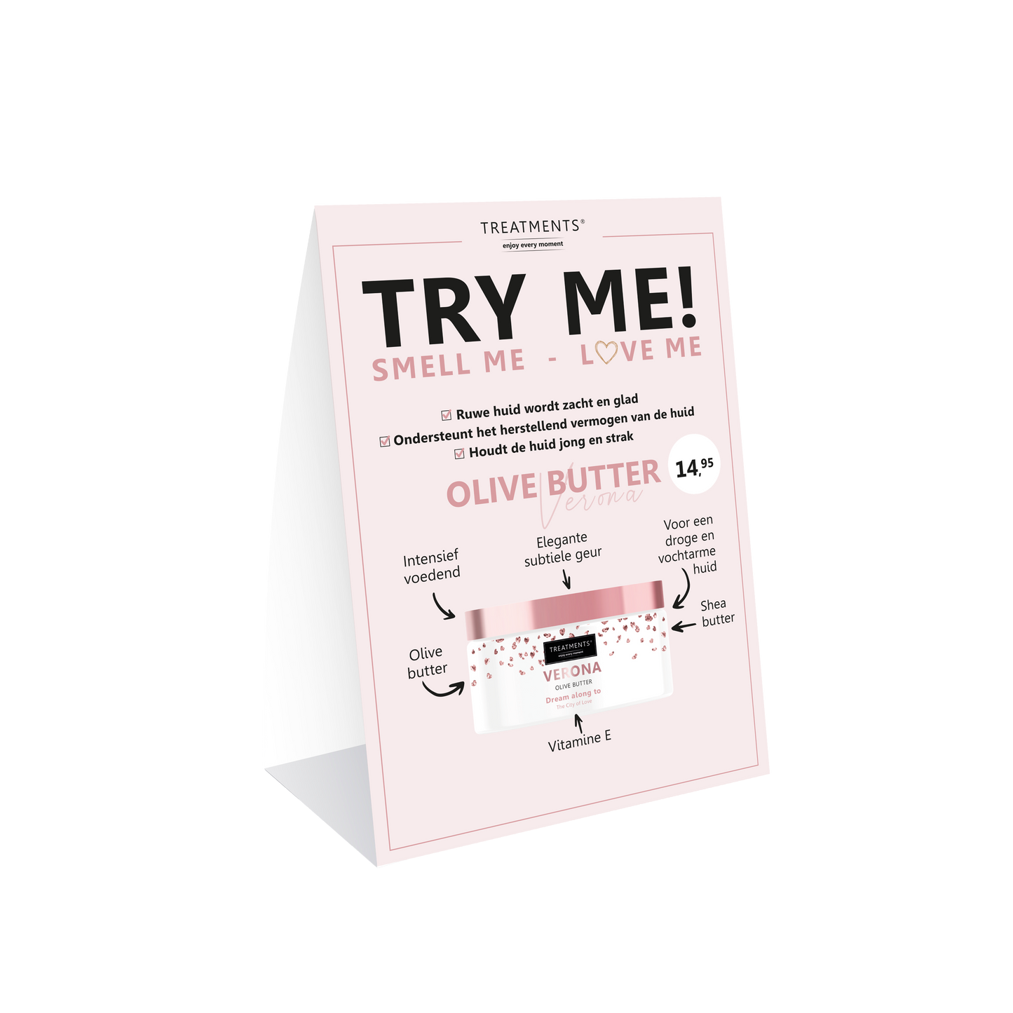 TREATMENTS® Showcard - Verona Olive Butter