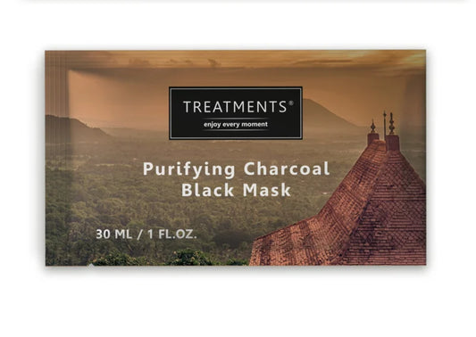 125 stuks - 20ml Sachet Black purifying charcaol mask