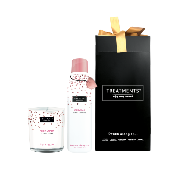 Treatments® - Giftbox Shower Foam & Candle - Verona