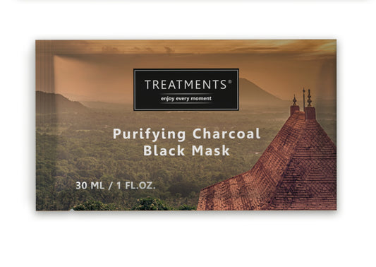Sachet Black purifying charcaol mask - 25 stuks- 20ml